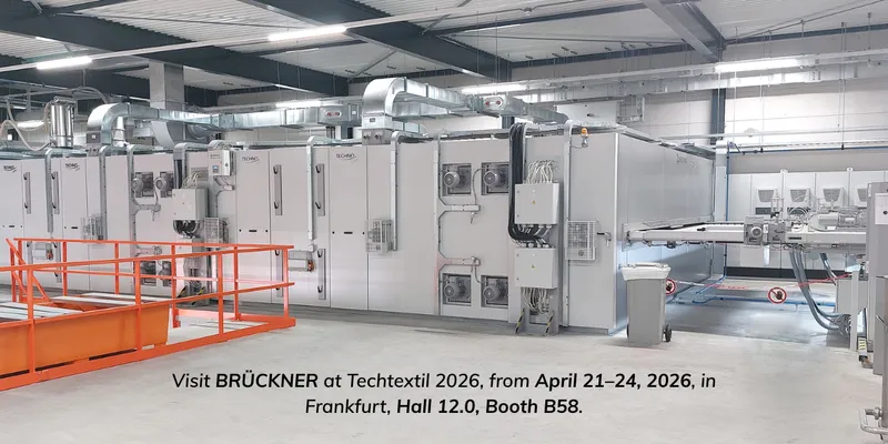 BRÜCKNER to Showcase Diverse Technical Textile Solutions at Techtextil 2026
